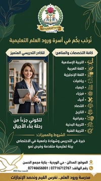 معلمات • مدرسة ورود العلم • حي الوردية