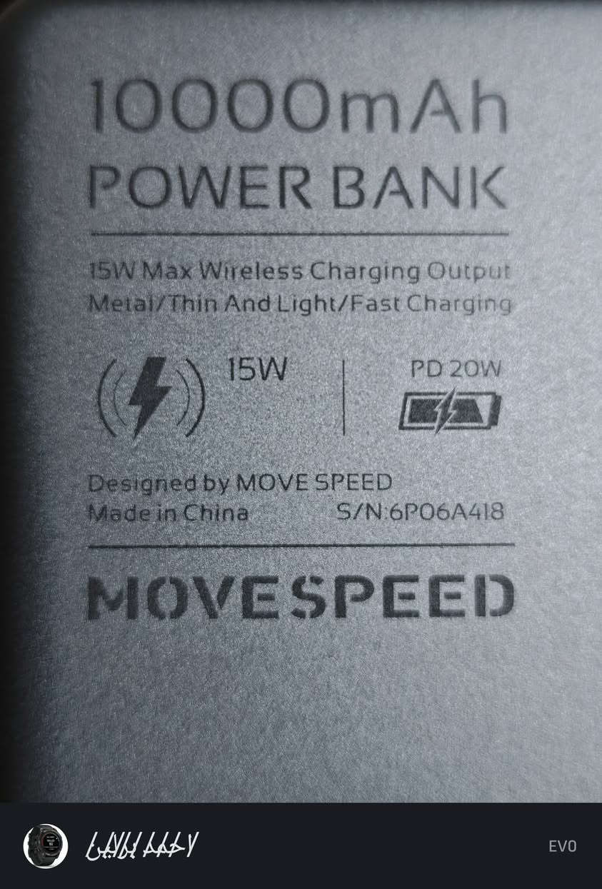 جديد غير مستخدم 
MOVESPEED
السعة: 10000 مللي أمبير
 يدعم الشحن المغناطيسي اللاسلكي بقدرة تصل إلى 15 ويدعم الشحن السريع بقدرة 20 واط عبر منفذ Type-C (PD).


**إذا كنت صاحب هذا الإعلان وتريد حذفه لأي سبب، رجاءا أرسل رسالة إلى الدعم الفني**