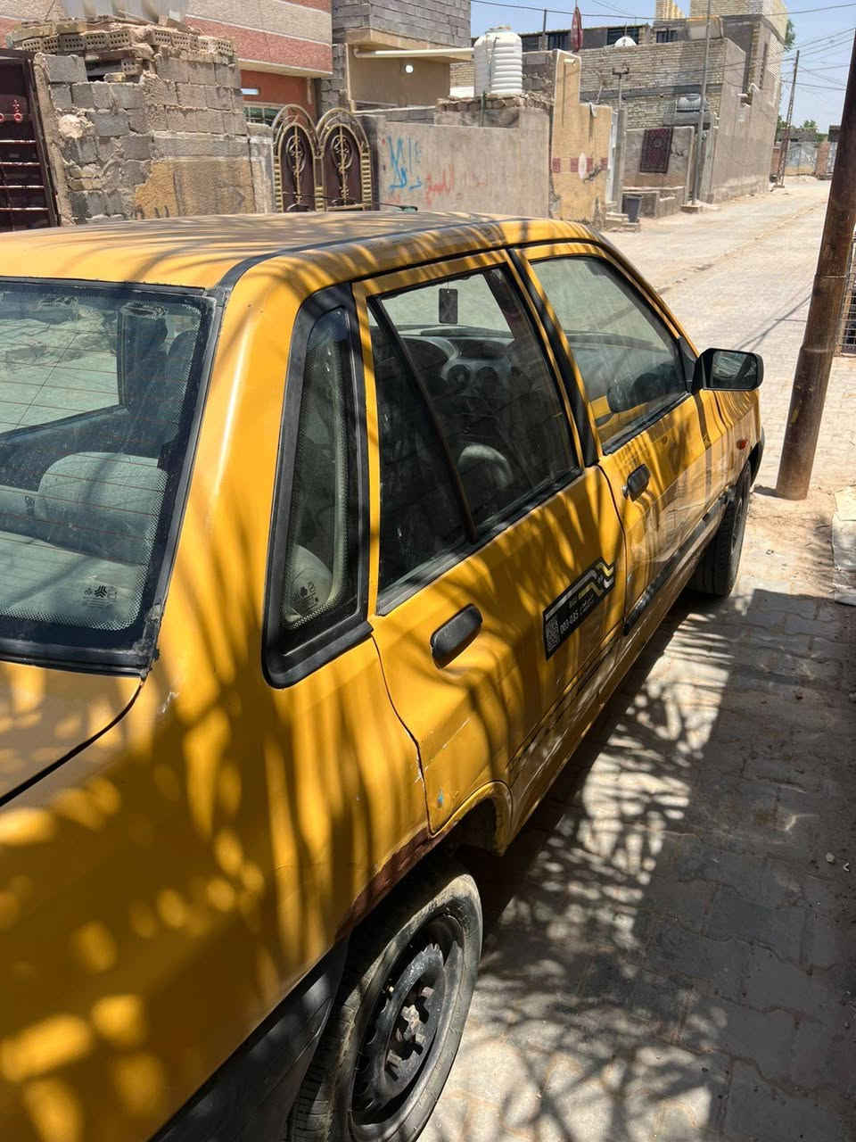 للبيع سايبه 12 مكينه كير جديد حداديه تهم تاير رقم بغداد انكليزي مصفره السياره بسمي عنوانهه بغداد سعر 27.  ***********
