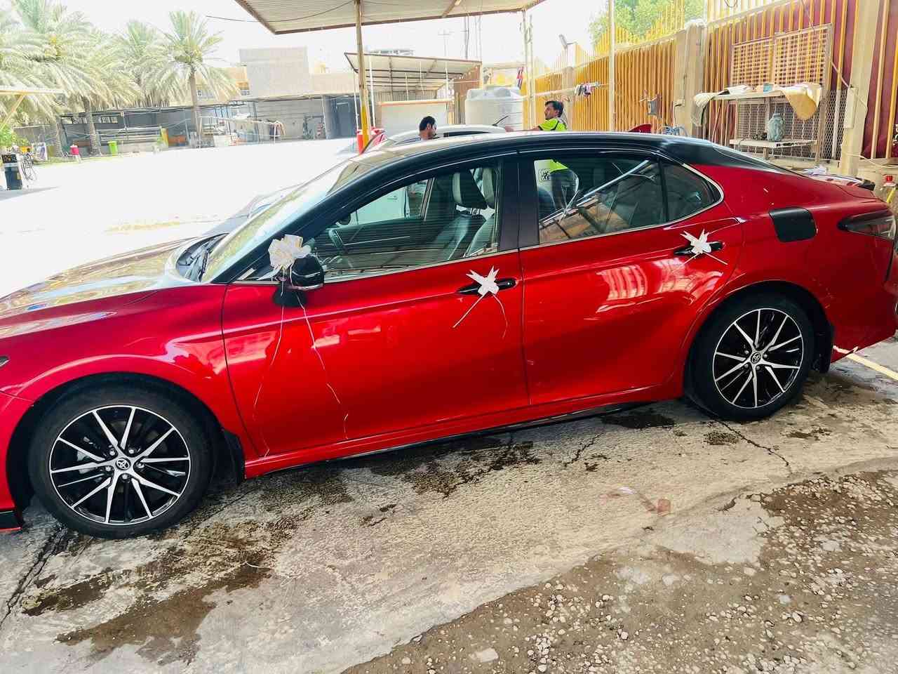 كامري ٢٠٢٣ فئة se مكينه ٢٥٠٠ رقم بغداد بأسمي هزه جديده ويل١٨ بلادي كشنات مخمل مطعم جلد اللايتات مشدودلها عدسات زنون اصليات العدسه الوحده بورقتين ضمان مفتوح بلعدسات القماره والتكم مغلف 
(حادث السياره باب وجاملغ مبدلات الي عكس سايق الامامي والدعاميه نفسها راجعه مرتبيها وراجعه البلاديه) السياره ماشيه 
٧٥ الف كيلو الرقم للتواصل 
*********** عنوان السياره كربلاء
