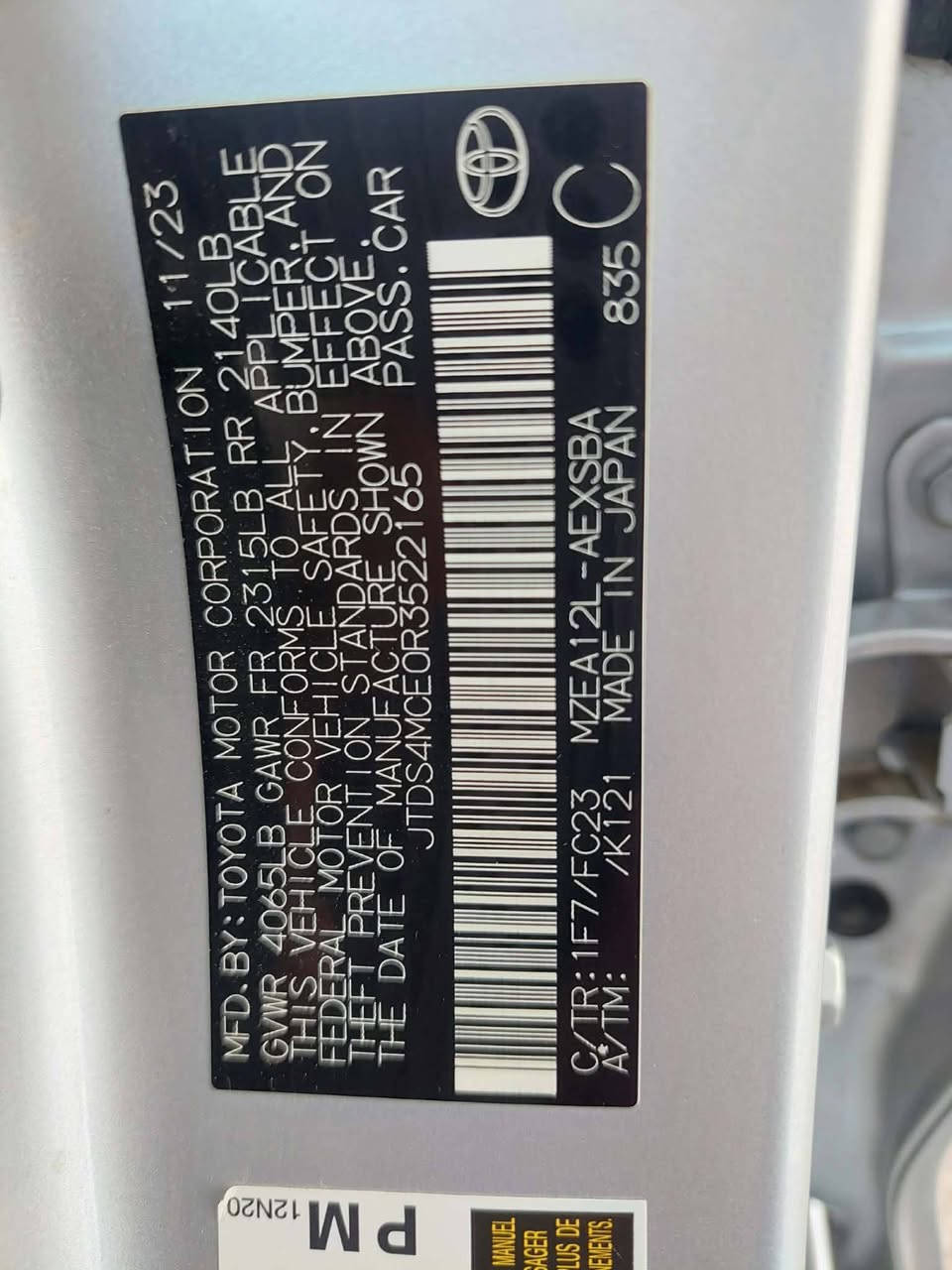 السلام عليكم كورلا بانزين للبيع موديل 2024 رقم ديالى معوقين  بس وكالة مكفولة من الحادث والصبغ بدون ضرر فقط غرق لحد دوسة السيارة كامله من كلشي.. للبيع الاتصال على هذا الرقم للجادين ***********
