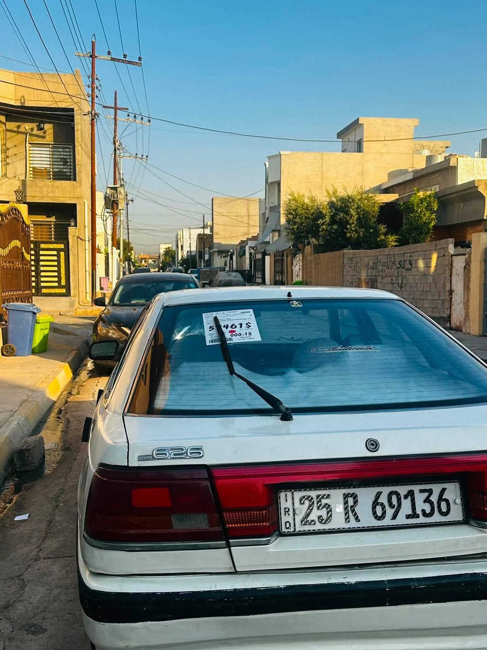 السلام عليكم
مازدا 626 للبيع 12 بخ سياره رقم دولي كركوك شرط التحويل والغرمات سنويه 2030 بيها بطاقه بانزين سياره جاهزة بس مشط ستيرن عاطل ملاحظه بيها ظربه صغيره طارف الجنطه ومصلحه.

#السعر 28 ورقه وبيها مجال  للاتصال ***********
