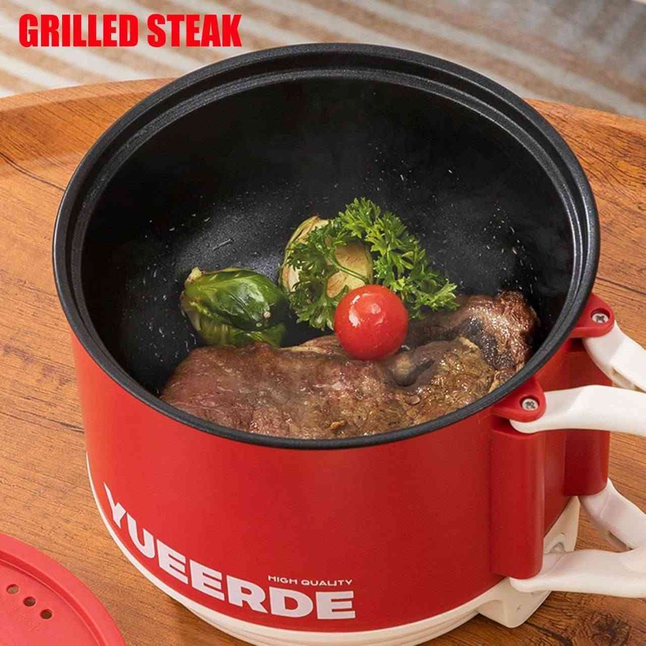 🍲قدر طهي نودلز YUEERDE الكهربائي 
قدر طهي كهربائي بقدرة ٤٥٠ واط متعدد الاستخدامات محمول لسلق الخظار او القلي . غطاء زجاجي مرئي: يتيح لك مراقبة الطعام أثناء الطهي بسهولة 👀.. مصفاة من البلاستيك المقاوم للحرارة: لطهي صحي بالبخار والحفاظ على العناصر الغذائية 🥦.. سلك قابل للفصل: يسهل عملية التخزين والنقل 📦. 

♦️استخدام آمن: موصل سلك الطاقة في نهاية المقبض لمنع تسرب الكهرباء الناجم عن دخول الماء.

♦️يحتوي على وعاء داخلي مقاوم لدرجات الحرارة العالية وغير لاصق.

♦️سهل التنظيف: يوجد داخل الوعاء بطانة من السيراميك لمنع الاحتراق.

♦️نظام الحماية يحتوي الجهاز على ترموستات مدمج، والذي سيفصل الطاقة عندما تكون درجة الحرارة مرتفعة للغاية لعدم حرق الطعام .

♦️عندما تنخفض درجة الحرارة إلى درجة مناسبة سيتم استئناف حالة التسخين.. 

#هذه العلامة التجارية حاصلة على  أفضل قدر كهربائي في الاسوق العالمية (YUEERDE)
السعر 16الف 
🚘يوجد خدمة توصيل لجميع محافظات العراق ٤ الاف 🚘


**إذا كنت صاحب هذا الإعلان وتريد حذفه لأي سبب، رجاءا أرسل رسالة إلى الدعم الفني**