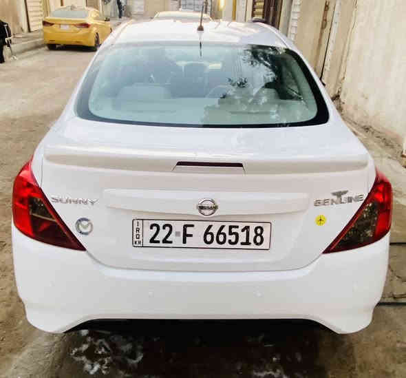 السلام عليكم،
سيارة نيسان سني ( صني ) موديل 2020
هندي بليتة زرگة، مكفولة كفالة عامة 
رقم اربيل الجديد باسمي (هزة وفحص مروري جدد سويتهن الأسبوع الماضي والسنوية بعدلهة سنة تقريبا يلة تنتهي… يعني تاخذ السنوية فقط وتروح تحول بدون متاخذ السيارة).

للاستفسار الاتصال على *********** موجود واتساب كذلك.
