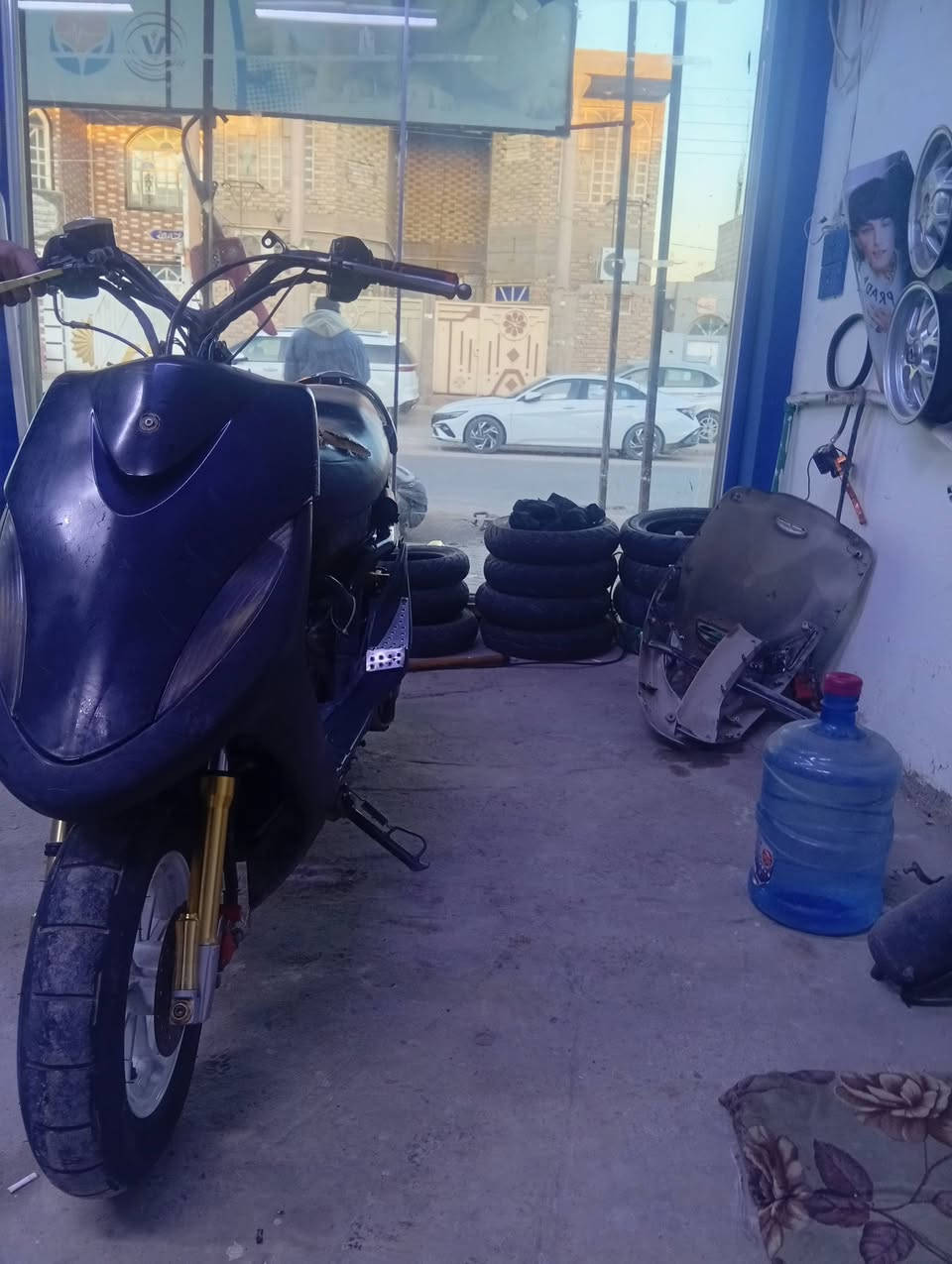 سلام عليكم ورحمه ماكس للبيع محرك 55فول دراجه سلف حلوم وملاحه حلو مكاني نجف شراي تعال خاص ***********
