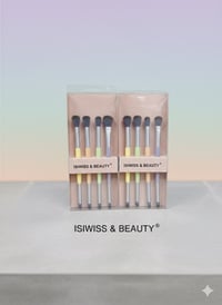 مجموعة فرش مكياج • ٢ في ١ • بغداد أركية وفاضل