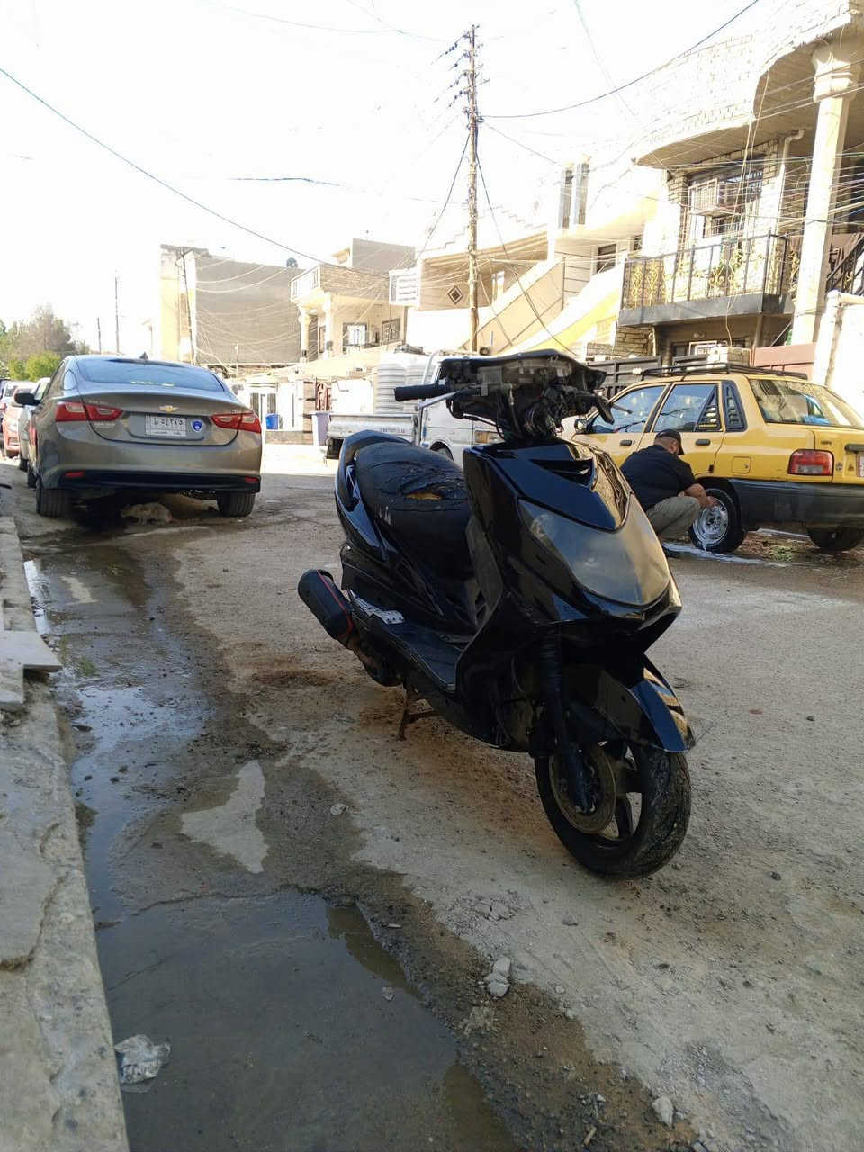 سكنس فحل رون عشره للبيع ٤٠٠ بيها لاسيك ولف دراجه بلادي زوج تايرات جديد باتري جديد بيها مجال مكان حي الجهاد رقم صاحب الدراجه ***********
