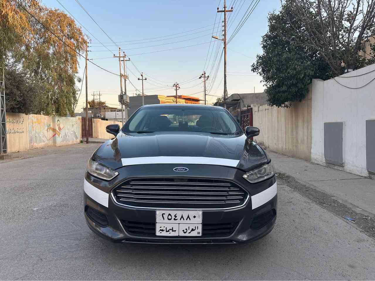 فورد فيوجن وارد أمريكي مواصفات SE موديل 2016 لون نفطي محرك 4 سلندر حجم 2.5 تنفس طبيعي  كير محرك مكفول مامفتوح بدون عيب مواصفات السيارة معروف 
شاشة كاميرا
مرايات اشارة ترحيب
هندبريك بصمة
تبريد قطعتين
تحديد سرعه شغال
تحكمات استيرن فوليون
حادث السيارة 4 قطع بدون دواخل شرط بجم كبس
تبريد تدفئه شغال تايرات جديد كهربائيات بدون نواقص سيارة شرط تحويل او وكاله دفتر بانزين بي مكان السيارة كركوك سعر السيارة (90$) مجال قليل
***********
*********** كركوك, العراق

