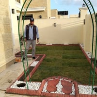 ابو شورى اجمل الديكورات نعمل حدائق تبديل تربه زراعه الورد مع الثيل اله...