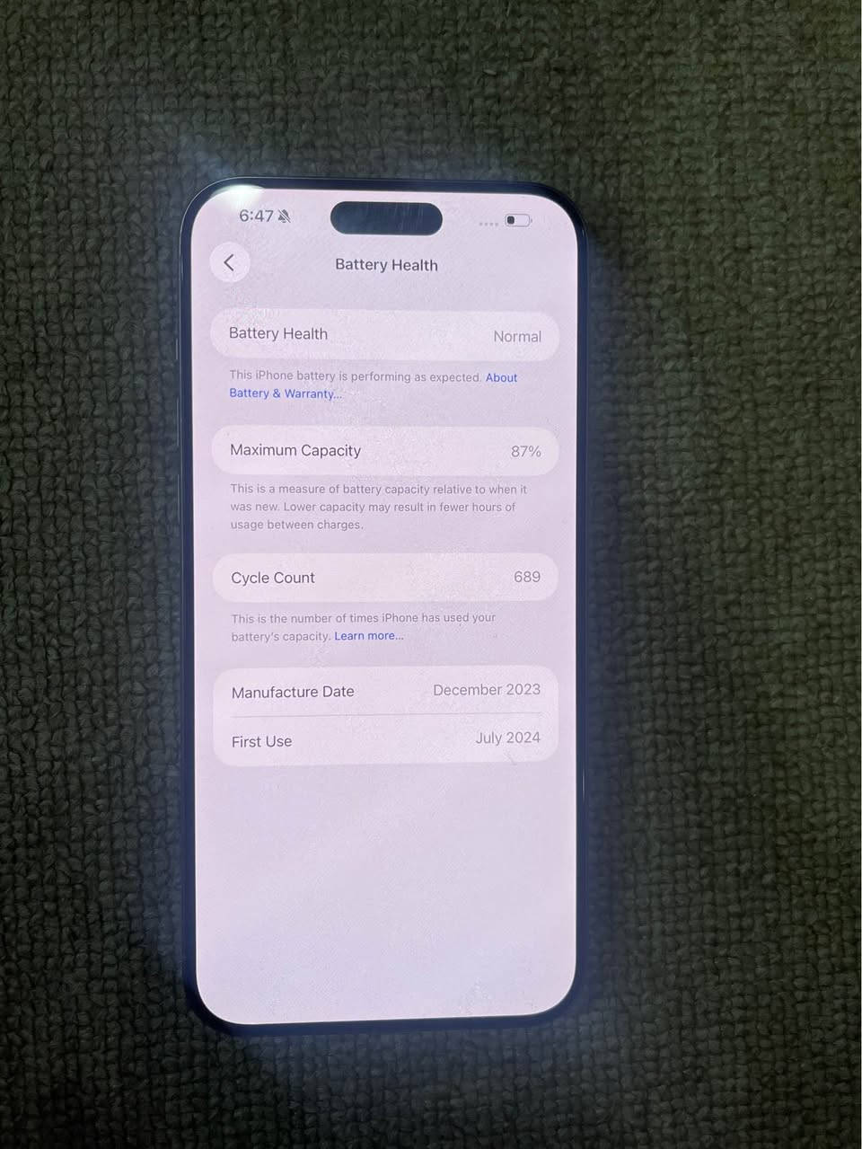 iphone 15 pro max 256 gega 2 sim zaa patri 87 nakrawa ba sharti compiter hawa 690 dolar qwfl السليمانية, العراق


**إذا كنت صاحب هذا الإعلان وتريد حذفه لأي سبب، رجاءا أرسل رسالة إلى الدعم الفني**