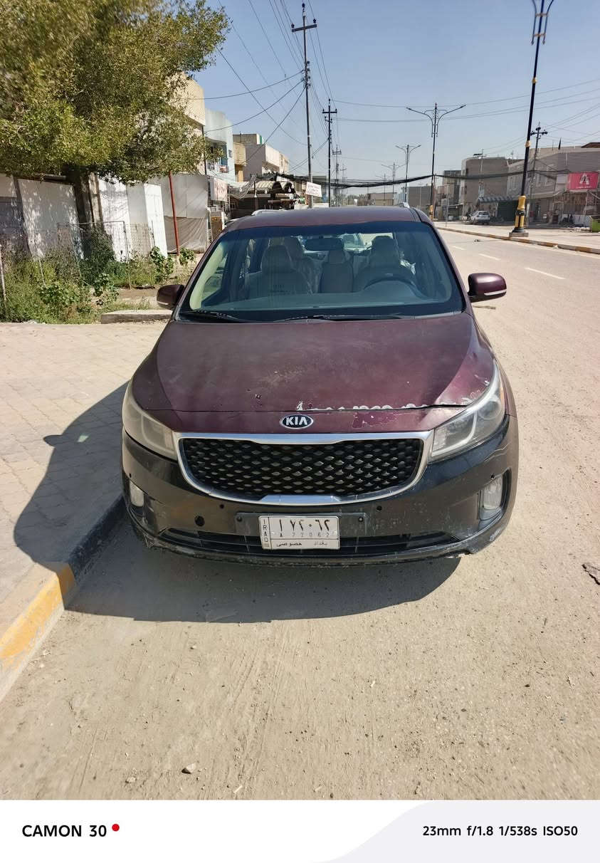 سيدونا 2015مصبوغه حزام ماعدى القماره مامصبوغه رقم بغداد باسمي بصمه وارد امريكي السعر 135 وبيه مجال رقم الهاتف ‏‪***********‬‏
