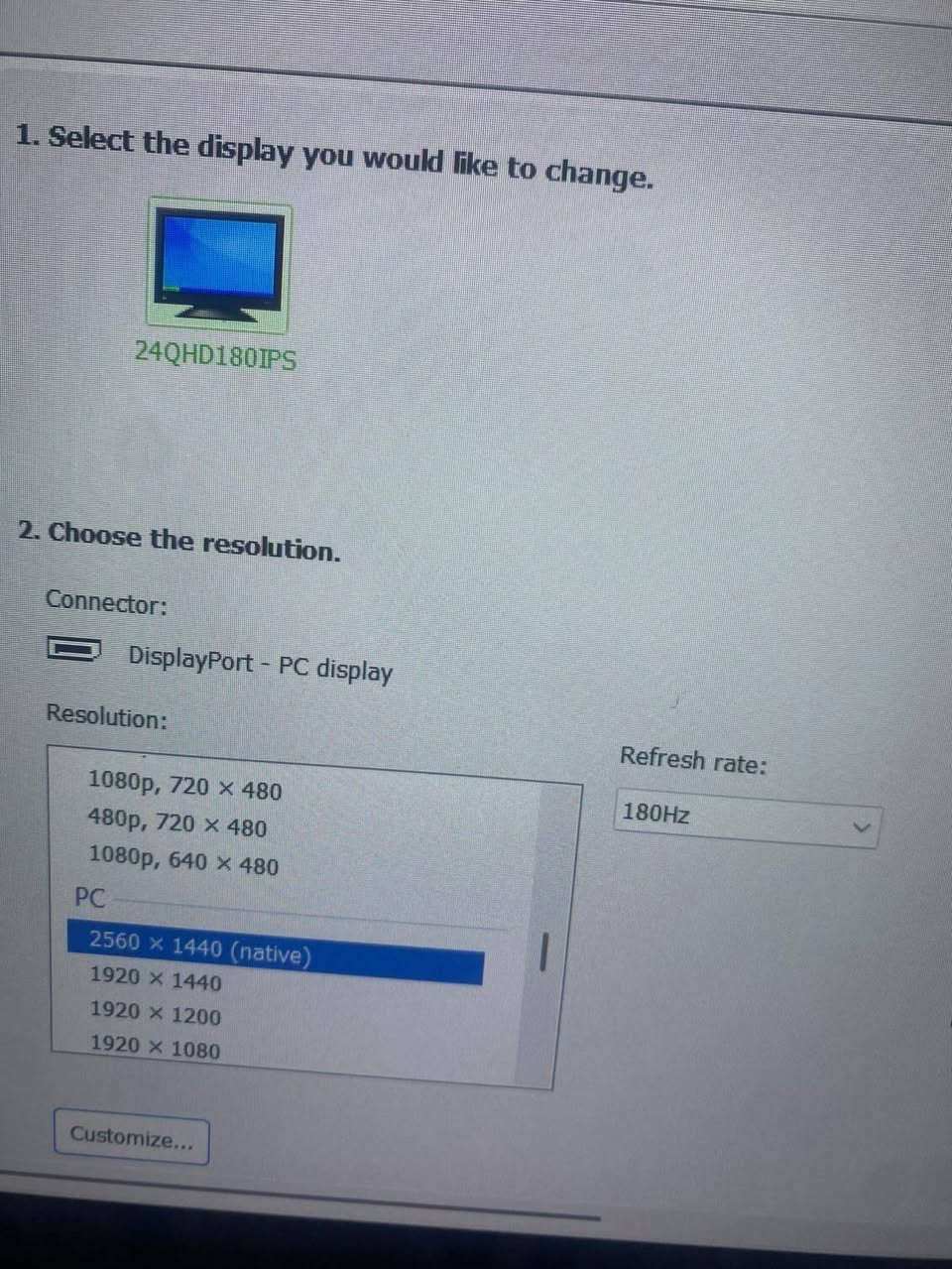 الدقة: 2K QHD
24 بوصة
​التردد: 180Hz
شركة GAME ON
​وقت الاستجابة: 0.5ms

​الألوان: sRGB 99%

​الميزات: تدعم VRR (معدل التحديث المتغير)

​الحالة: نظيفة 

السعر: 180,000 دينار عراقي (قفل - سعر الجديدة 240 ألف).


**إذا كنت صاحب هذا الإعلان وتريد حذفه لأي سبب، رجاءا أرسل رسالة إلى الدعم الفني**