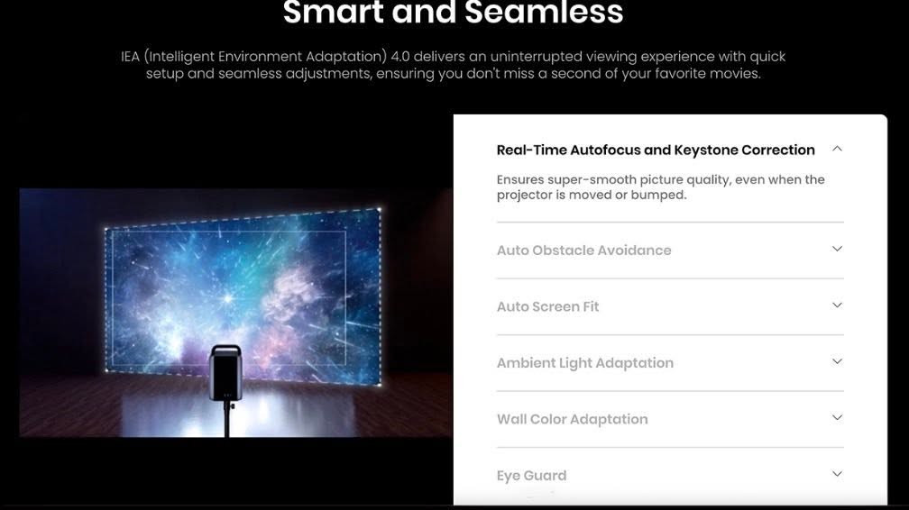 جهاز عملاق للبيع
Anker Nebula Cosmos 4K SE

استمتع بتجربة سينما منزلية احترافية مع بروجكتر Anker Nebula Cosmos 4K SE باللون الرمادي الذي يقدم جودة عرض 4K مذهلة مع دعم تقنيات الألوان المتقدمة وتباين عالي. يوفر الجهاز سطوع قوي يصل إلى 1800 ANSI لومن بفضل تقنية الإضاءة الهجينة التي تجمع بين الليزر وLED، مع إمكانية عرض شاشة ضخمة حتى 200 بوصة. يعمل البروجكتر بنظام Google TV مع دعم Netflix الرسمي، مع ذاكرة 2GB RAM و16GB تخزين داخلي لتشغيل التطبيقات بسلاسة.

شرح المواصفات بالتفصيل:
دقة عرض 4K عالية الوضوح: صورة حادة وتفاصيل دقيقة لتجربة مشاهدة سينمائية.
سطوع قوي 1800 ANSI لومن: أداء ممتاز في الإضاءة المختلفة.
مصدر إضاءة هجين (ليزر + LED): يوفر ألوان غنية وعمر تشغيل طويل للمصدر الضوئي.
شاشة عرض ضخمة حتى 200 بوصة: تجربة مشاهدة كبيرة للسينما المنزلية.
نظام تشغيل Google TV: مع دعم Netflix الرسمي دون الحاجة لأجهزة إضافية.
ذاكرة داخلية: 2 جيجابايت RAM و16 جيجابايت تخزين داخلي لتشغيل التطبيقات بسلاسة.
ضبط تركيز مرن: يدعم الضبط التلقائي واليدوي للحصول على أفضل وضوح للصورة.
خلاصة تجربة المستخدمين والتقييمات:

نال Nebula Cosmos 4K SE تقييمات إيجابية بفضل جودة الصورة العالية وسطوع العرض القوي مقارنة بالمنافسين في نفس الفئة. المستخدمون أشادوا بسهولة الإعداد ونظام Google TV المدمج، إضافة إلى الأداء الممتاز في مشاهدة الأفلام والمباريات والألعاب، مما يجعله خيارًا مميزًا لعشاق السينما المنزلية والترفيه المنزلي عالي الجودة.


**إذا كنت صاحب هذا الإعلان وتريد حذفه لأي سبب، رجاءا أرسل رسالة إلى الدعم الفني**