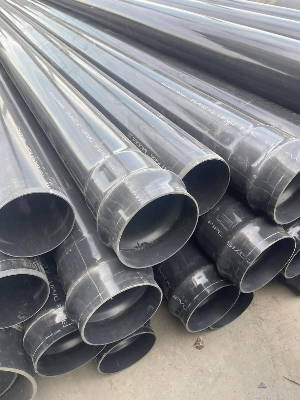 يوجد لدينا انابيب (البلاستك upvc عاليه الجوده للابار الارتوازيه والدفع والتغليف وانابيب ازبست الجي ار بي Grp فايبر كلاس  والحديد والدكتايل للتغليف والقناطر والعبارات ) كافه الاحجام والقياسات للطلب والاستفسار الاتصال على الرقم  
 ***********
*********** واتساب
المكان بابل ويوجد توصيل الى كافه المحافظات
