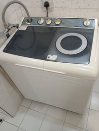 غساله حوضين سامسونك 13 كيلو مستخدم نظيف جدا ماطورات بلاد فقط مبدل جبنة...