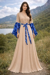 فستان نازك • خامة جسيكا تركي • مقاسات 38-48