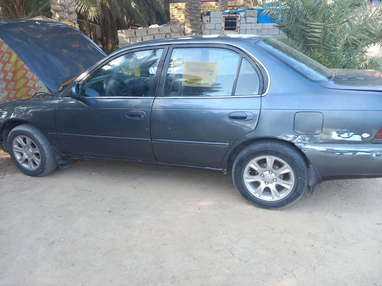 كورلا البيع المديل سياره 1992نضيفه الون رصاصي رمادي السنويه 2027 السعر 48وبيه مجال العنوان السياره النجف الاشرف الرقم ***********
