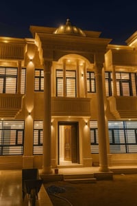 تغليف الواجهات بالمرمر بنضام الملكي بعض من اعمالي اتنمنى أن تنال اعجبا...