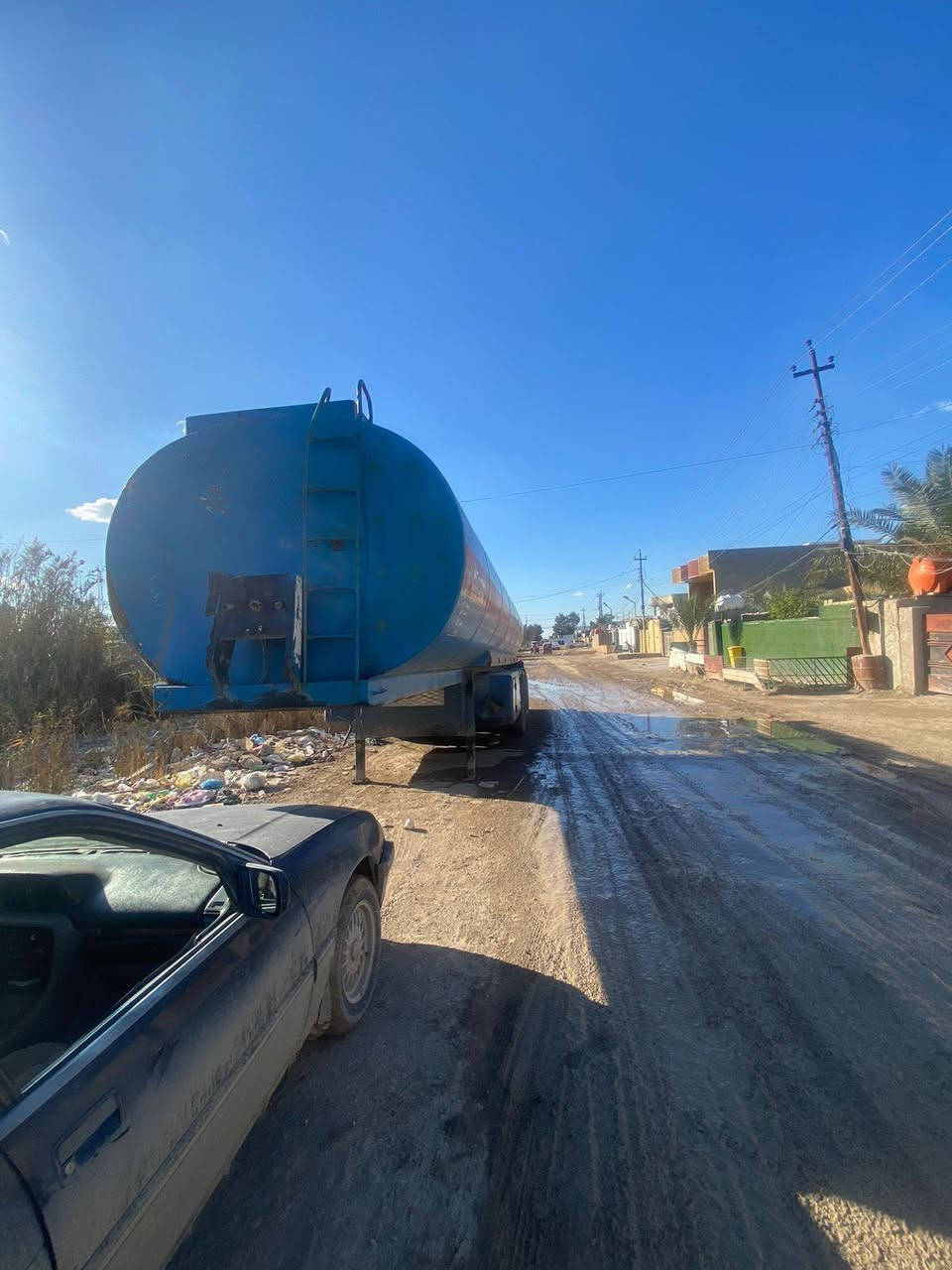 سلام عليكم تانكي للبيع حموله 36 تاير دعش شرط تخمتير كاك6 سعر60وبي مجال***********
