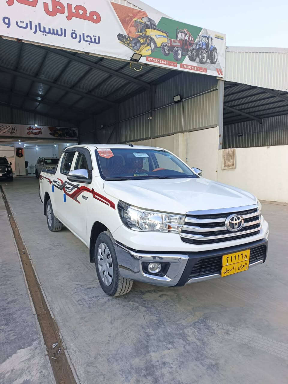 للبيع بيكب تويوتا هايلوكس
الموديل: 21
كير عادي
عدد الكيلومترات:100الف
اللون:ابيض
الدفع: ثنائي / 
الحالة: ممتازة / جيدة جدًا
الفحص: ممتاز

مكيف شغال
محرك وقير على الشرط
شاصي سليم
استخدام شخصي 

الموقع: واسط الزبيديه 
للتواصل:
‏‪0784 976 4677‬‏
