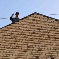 ياالله خلفه بناء طابوك بلوك ثرمستون عگاده شغل حسب الطلب استلام مهندس و...