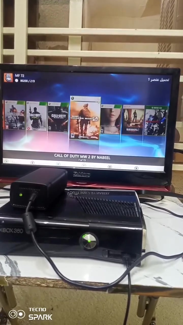 سلام عليكم
للبيع اكس بوكس 360 سلم مهكر الجهاز نظيف صارلي شهرين من أخذته يحتوي على جوستكين مع كامل ملحقاته ويحتوي على هارد داخلي مساحته 250 بي 73 لعبة كما موضح في الفيديو والسعر 130 وبي مجال بسيط
مكاني بغداد مدينة الصدر


**إذا كنت صاحب هذا الإعلان وتريد حذفه لأي سبب، رجاءا أرسل رسالة إلى الدعم الفني**