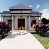 تصميم واجهة • دار استراحة • السماوة الغربي