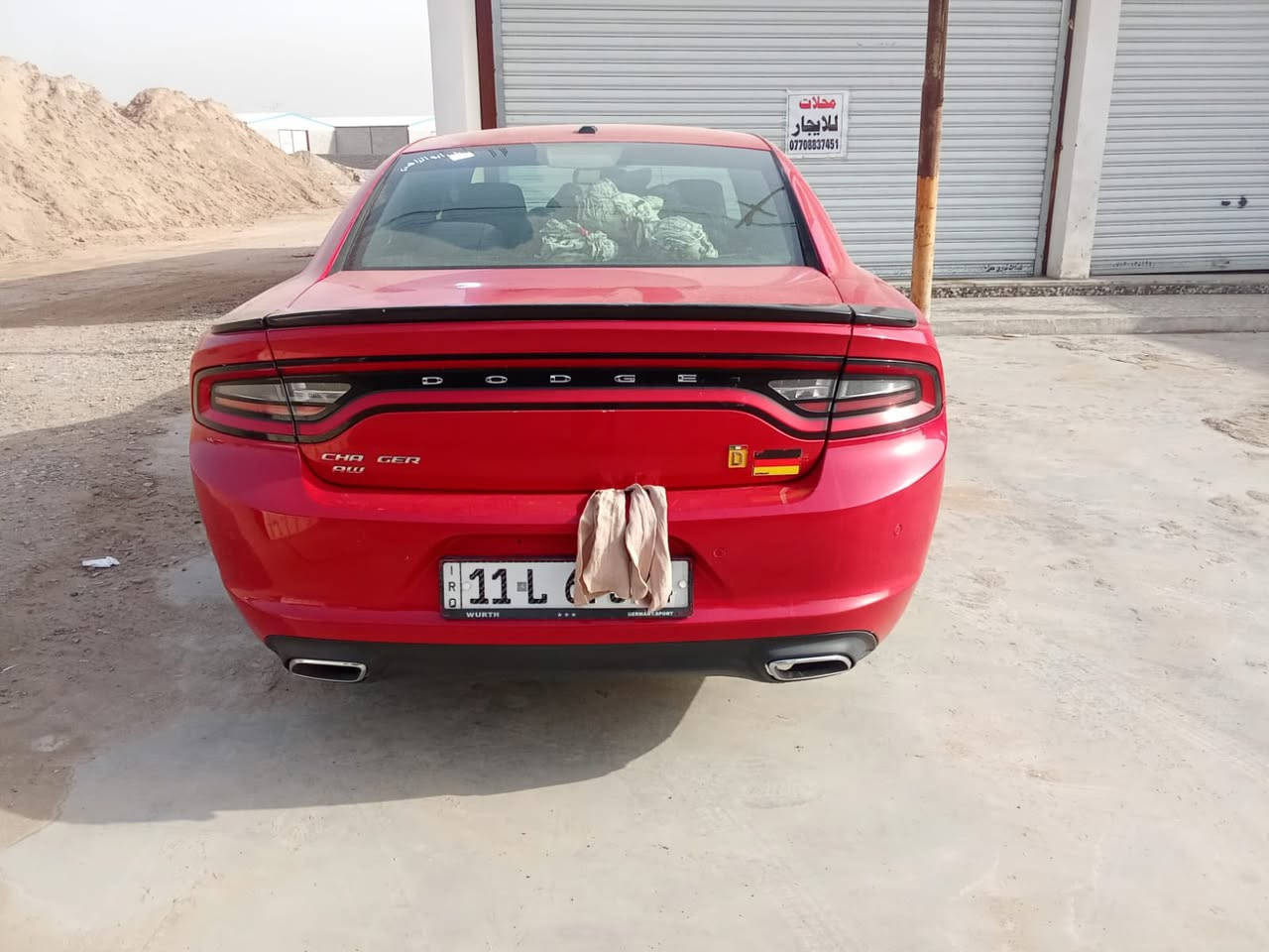 سلام عليكم جارجر موديل ١٥ كفاله حادثه من امريكا فقط دعامية اماميه بالعراق ذني الطخات اتصال با رقم ***********
