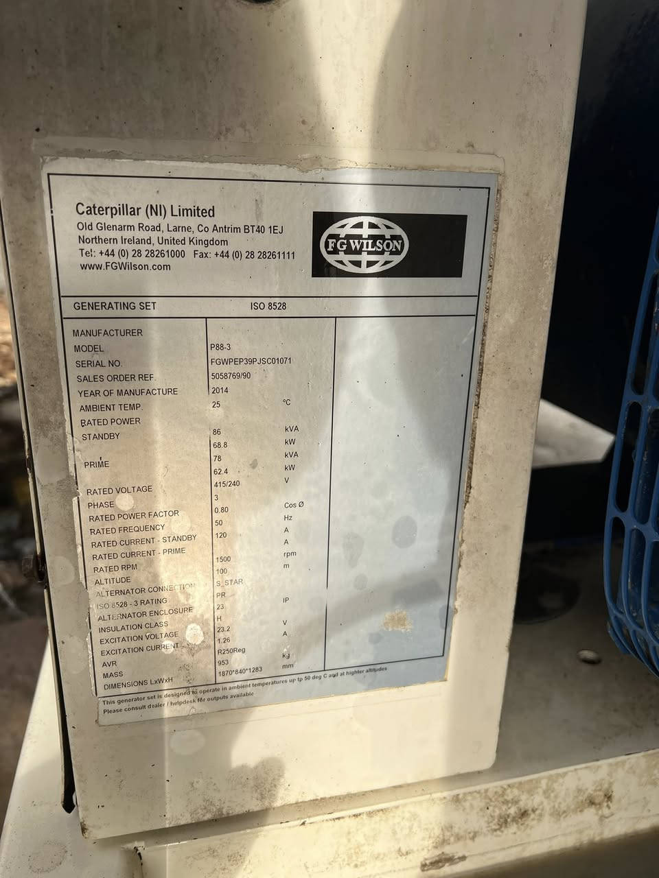 مولدة بيركنز لبيع 86 كيفي اصلي بلادي انكليزي نضيفه حيل مكاني كربلاء سعر ٤٥ ورقه ***********
