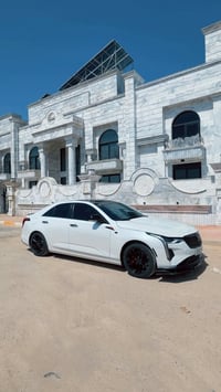 CT42021  كديلاك داخل بيجي   لون ابيض   السياره فتحه   قطعه صبغ فقط   م...