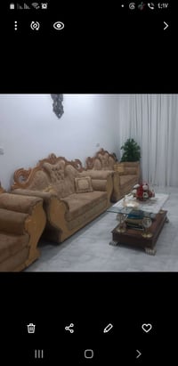 طقم قنفات • ٣ قنفات • ٢ كرسي