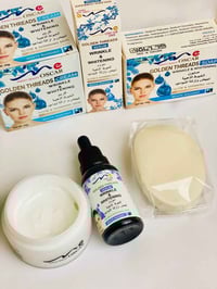 ✨👑 بكج الخيوط الذهبية 👑✨   سرّ النضارة والجمال بعلبة وحدة بس!  إذا تري...