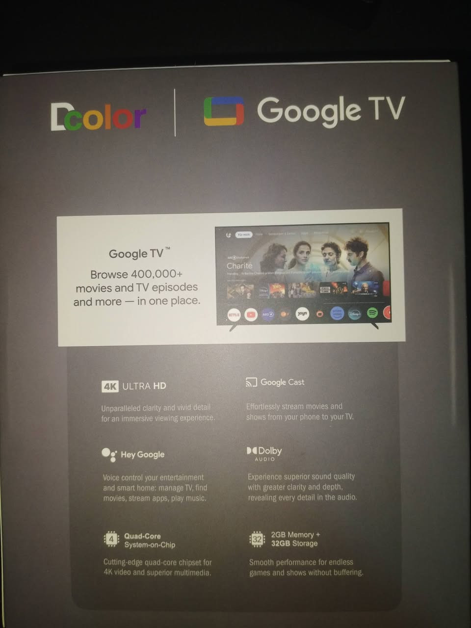 جهاز dcolor
2+32 نضام جوجل تي في رسمي و شهادة نيتفلكس 
سعر ٥٠ الف قفل
بغداد الدورة ماعندي توصيل


**إذا كنت صاحب هذا الإعلان وتريد حذفه لأي سبب، رجاءا أرسل رسالة إلى الدعم الفني**