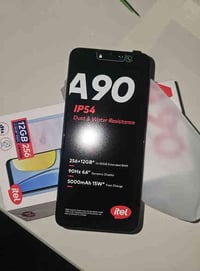 كسر كارتون صيانه سنه كامله  جهاز أيتل A90 ثاكره 256رام 8 جهاز بعده ما ...