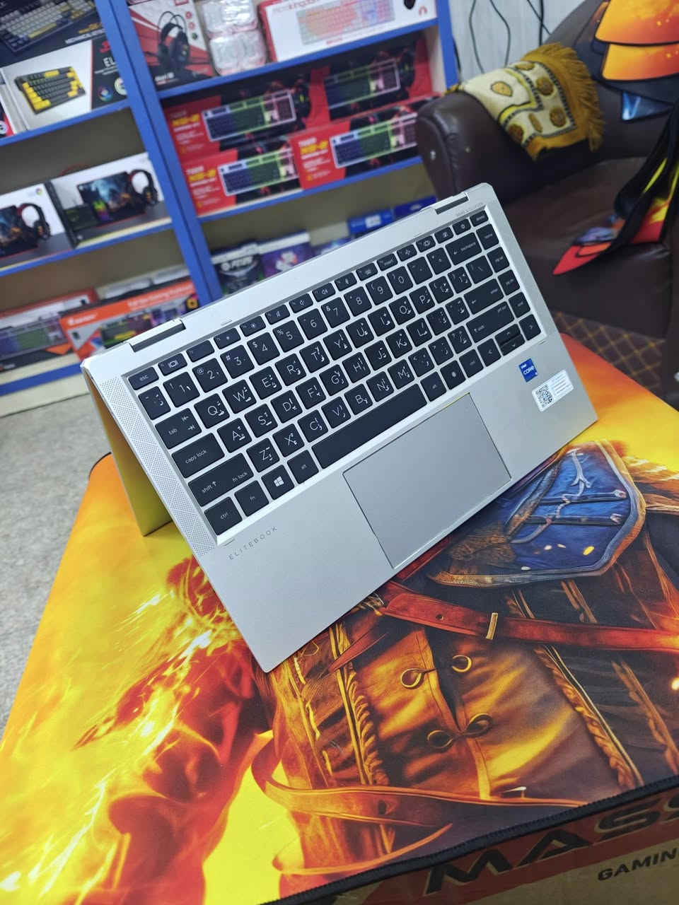 🔥 عرض خاص على آخر قطعة!

💰 السعر النهائي: 635 ألف عراقي 

💻 HP EliteBook x360 1030 G8 –الجيل الحادي عشر

 لمس وقلاب 360

🔧 المواصفات الأساسية:
✔️ المعالج: Intel Core i5-1135G7 – الجيل 11
✔️ الرام: RAM:16GB DDR4
✔️ التخزين: 512GB SSD
✔️ كرت الشاشة: Intel Iris Xe Graphics
✔️ الشاشة: 13.3" FHD لمس – قابلة للدوران 360
✔️ النظام: Windows 11 Pro الاصلي مفعل
✔️ الحماية: بصمة وجه + بصمة إصبع أمان عالي وسرعة 

🔌 المخارج والاتصالات المتوفرة:

2× USB-C Thunderbolt 4
USB 3.2 Type-A
HDMI 2.0
منفذ سماعات 3.5mm
Wi-Fi 6 + Bluetooth 5.2

كاميرا HD مع غالق خصوصية

✅ المزايا الإضافية:

نسبة نظافة عالية جداً – استخدام أوروبي نظيف
يأتي مع جنطة + شاحن أصلي
بطارية قوية وأداء سريع
وزن خفيف وتصميم راقي جداً

🎯 مناسب لـ:
• الدراسة والدوام
• الاجتماعات أونلاين
• التصفح والفيديوهات
• التصميم الخفيف وبرامج الأوفيس

📞 للحجز والاستفسار:
📱 واتساب: ***********
📞 اتصال مباشر: ***********
