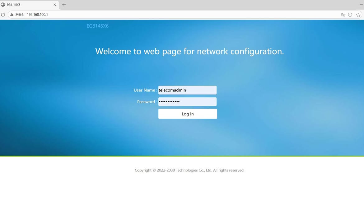 #ONU #ONT#EG8145X6 #wifirouter #modem #wifi#GPON#network#WholesaleBusiness #ElectronicsManufacturer #Supplier#factory direct sale

🔥Hot Model：EG8145X6 🔥

✅Place of origin：Direct sales by Chinese manufacturers ONU

✅4GE+2USB+1TEL Dual Frequency  WiFi 6 AX3000  🛜2.4G and 5G WiFi  🛜  

✅This product According to the customer's requirements can Customized web page，And the customization of the functions supporting this product.

✅Learn more about ONU Please add the above method Add me as a friend or send me a private message. 

✅Affordable prices.Welcome dear friends to consult and purchase.


**إذا كنت صاحب هذا الإعلان وتريد حذفه لأي سبب، رجاءا أرسل رسالة إلى الدعم الفني**