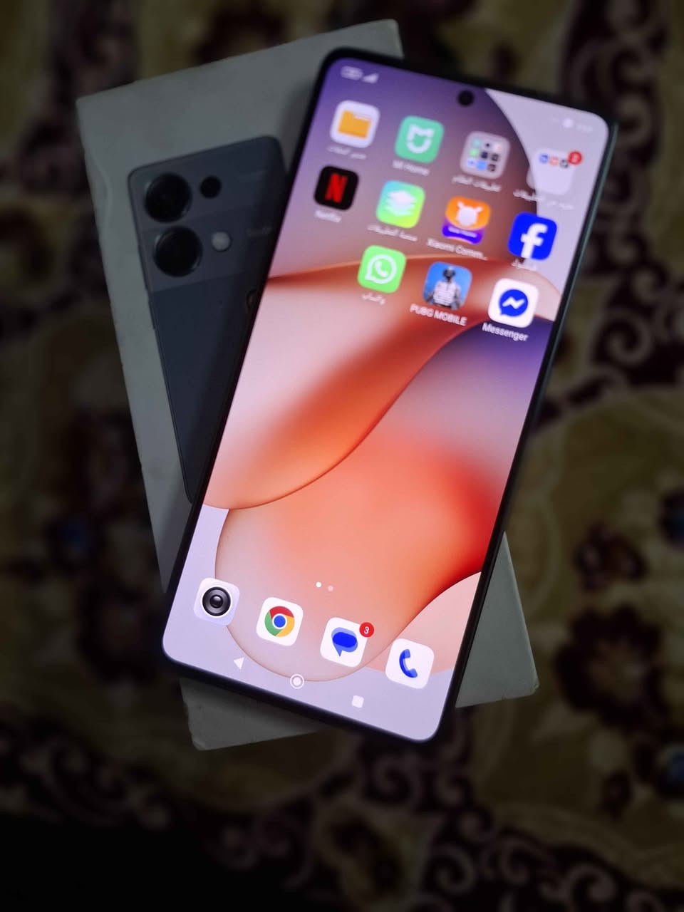 ريدمي نوت 13 برو 

اخو الجديد 

ذاكره 256 رام 8+8

كامره عملاقه 200 ميكه 

شاشه اوملد فول اج دي بلص 

بصمه مدمجه بالشاشه

دبل سبيكر ستيريو

بطاريه 5000 

يدعم الشحن السريع 67واط

كارتون وكفر فقط نقصه شاحنه النجف, العراق


**إذا كنت صاحب هذا الإعلان وتريد حذفه لأي سبب، رجاءا أرسل رسالة إلى الدعم الفني**