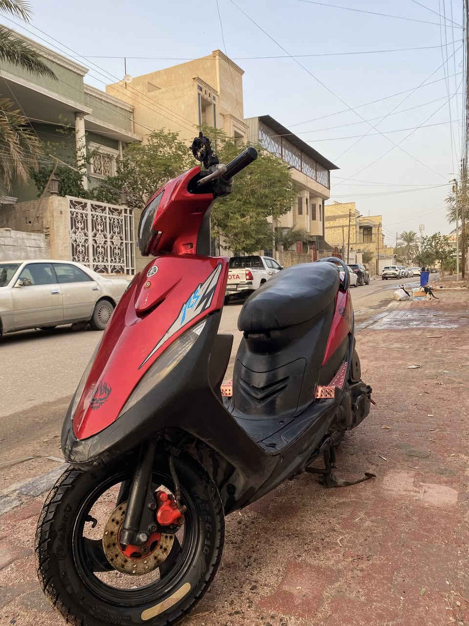 سلام عليكم دراجه ماكس شلعه ومعدل بوشه 49بلادي مفتوحه مره وحده مصار اله هواي دراجه كامله  ونصبة لسعر 600 )وبيه مجال حك شراي الرقم الهاتف ***********
