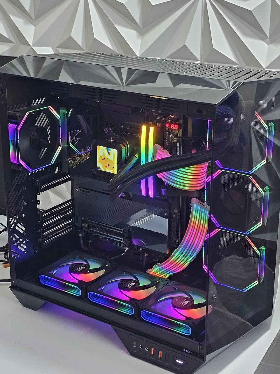 بدون كارت شاشة مليونين 
I7_14700KF
z790 aorus master d5
Ram 32gb corsair vengeance pro 6400mhz 
cpu cooler darkflash df360s 3fan rgb lcd 
m.2 nvme 1tb acer predetor 7000 gen 4
psu 1000 watt segotep gen5  plus 80+ gold
Case darkflash dy470 7fan rgb
cable extension coolman 
واسال ع قطع اذا متعرف بالقطع وباسعارهن ارجوك لاتسعر وتكول غالية من يمك هذا سوك  كدامك وهاي  البراندات كاتبهن ابحث عن اسعارهن


**إذا كنت صاحب هذا الإعلان وتريد حذفه لأي سبب، رجاءا أرسل رسالة إلى الدعم الفني**