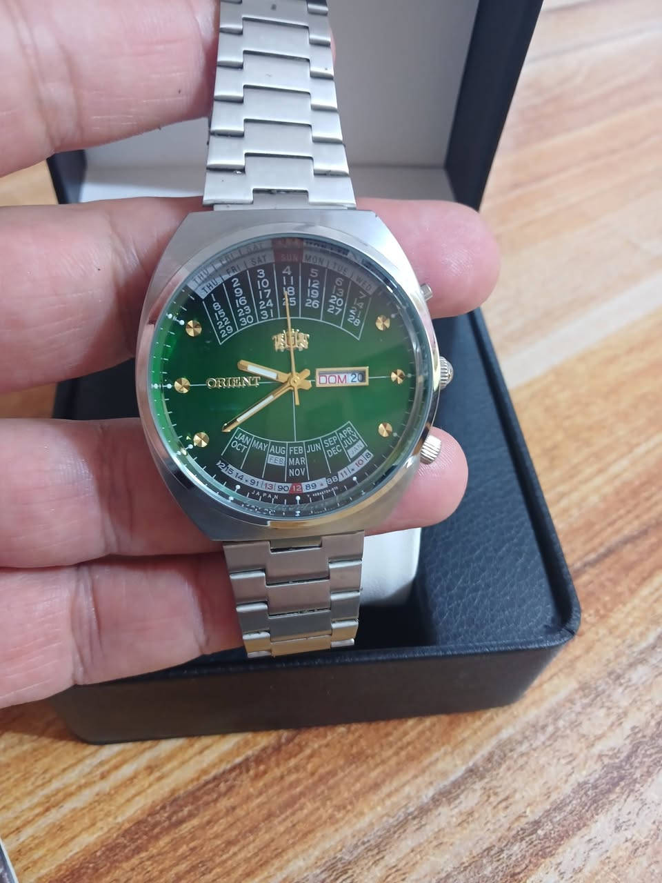 اورينت دولي باتري
كوالتي كلش راقي 
مكينه ياباني 
وزن ثقيل سل ستيل ثابت
مقاومه للماء 
لامينوس بلكامل 
تاريخ يومي شهري 
مختمه بل كامل 
مع العلبه 
25 الف على اول تم


**إذا كنت صاحب هذا الإعلان وتريد حذفه لأي سبب، رجاءا أرسل رسالة إلى الدعم الفني**