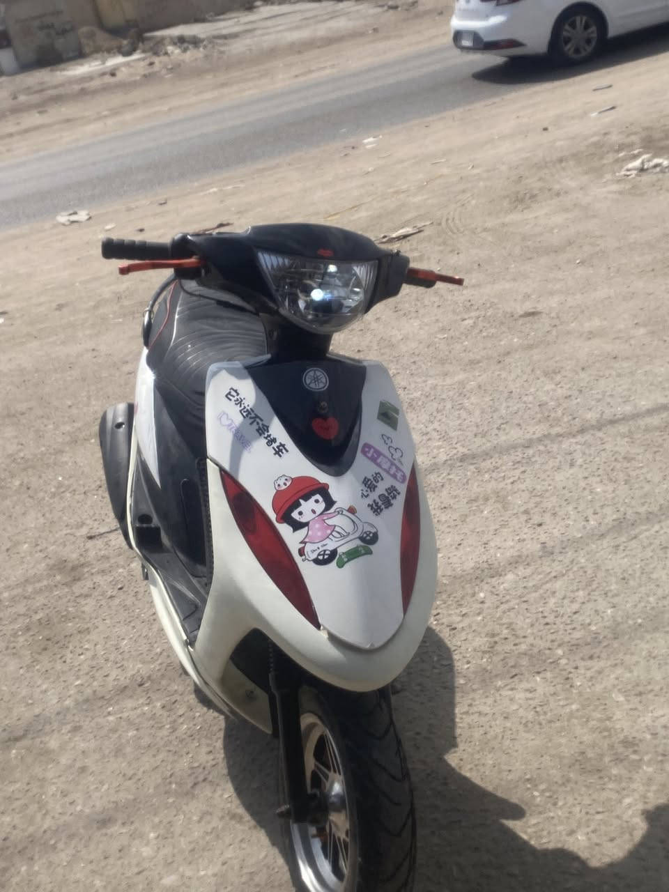 السلام عليكم دارجه ماكس عدله مكينه مفتوحه مره وحده شرط اتخبل ومعدل وسرعه دارجه برغي واحد ما نقصه كهربائيات كله شغاله لايت الهورن اشاير كلشي شغال شرط نكر سلف هندر واحد درجه حلو وكاعده وبخدمته الشراي السعر 625 وبيه مجال للشراي العنوان بصره كرمه علي ابو اصخير ***********
