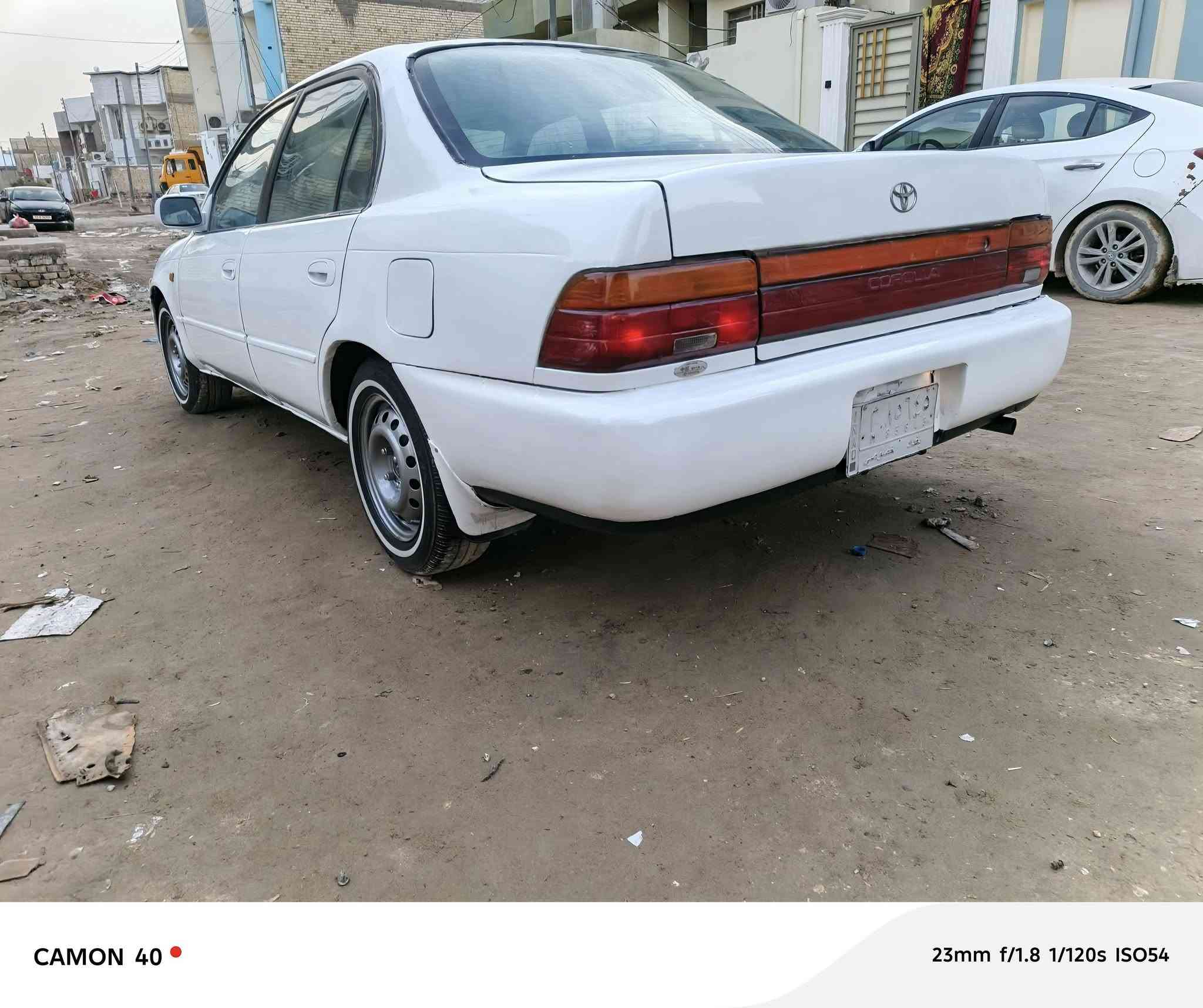 السلام عليكم كورلا موديل 93 مكفوله من الكص والنقل الجثه ولضربه لقويه رقم بغداد سنويه 2027 كير ومكينه وحداديه خير من الله السعر 53 وبيه مجال  مكان السياره نجف اني مكلف بنشر *********** بي واتساب
