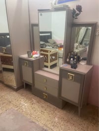 غرفه نوم تركيه • كنتور ٦ بيبان • ميز مرايه