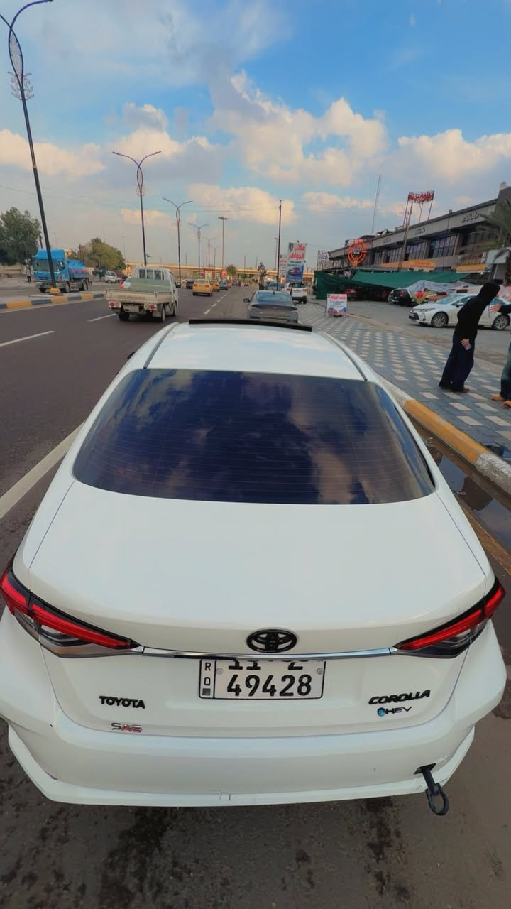 كورلا 2025  هايبرد شكل الخليجي  📍⚜️

تحويل ثاني يوم بسمي السيااره

فول مواصفات 

البصمه تشغيل وبصمه أبواب 

فتحه سقف 

اوتو هولد 

سايد بريك بصمه 

انضمه قياده نورمال -ايكو - سبورت 

شاشه ديجيتال 

شاشه اعطال 

جام أربعه اوتو 

مثبت سرعه 

تحديد مسار 

رادار امامي 

القياده الاليه 

السياره بيها بس ضربه خفيفه ب جاملغ الخلفي ترجع بارد 

السعر   143   💲 سعر مناسب 

اللاستفسار اتصال ع الرقم 
***********

العنوان بغداد
