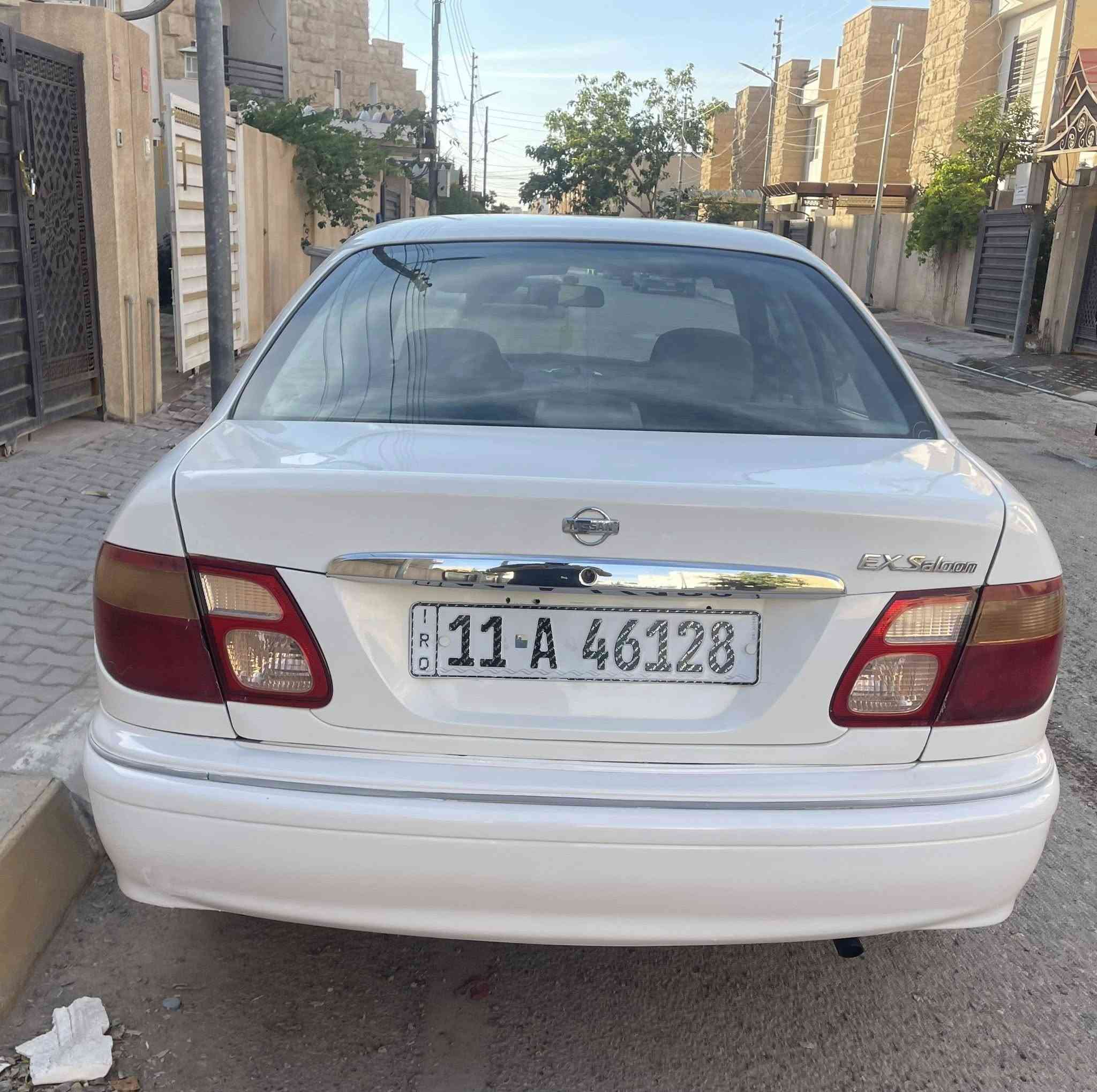 السلام عليكم
من رخصة الأدمن 
نيسان سني 2002 ياباني مؤسسة گير عادي 
رقم بغداد انگليزي بأسمي ثاني يوم التحويل 
الجاملغات الامامي تبديل وصبغ شبر بالبونيد بدون دواخل 
وصبغ الجنطة وشبر بالجاملغات الخلفية والمحرك بداية تبخير التبريد شغال .. 
السعر 63$ 
مكاني تكريت ***********
