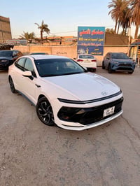 هيونداي • سوناتا • سوناتا 2025 • سيارة بيضاء • سيارة حديثة • سيارة سيد...