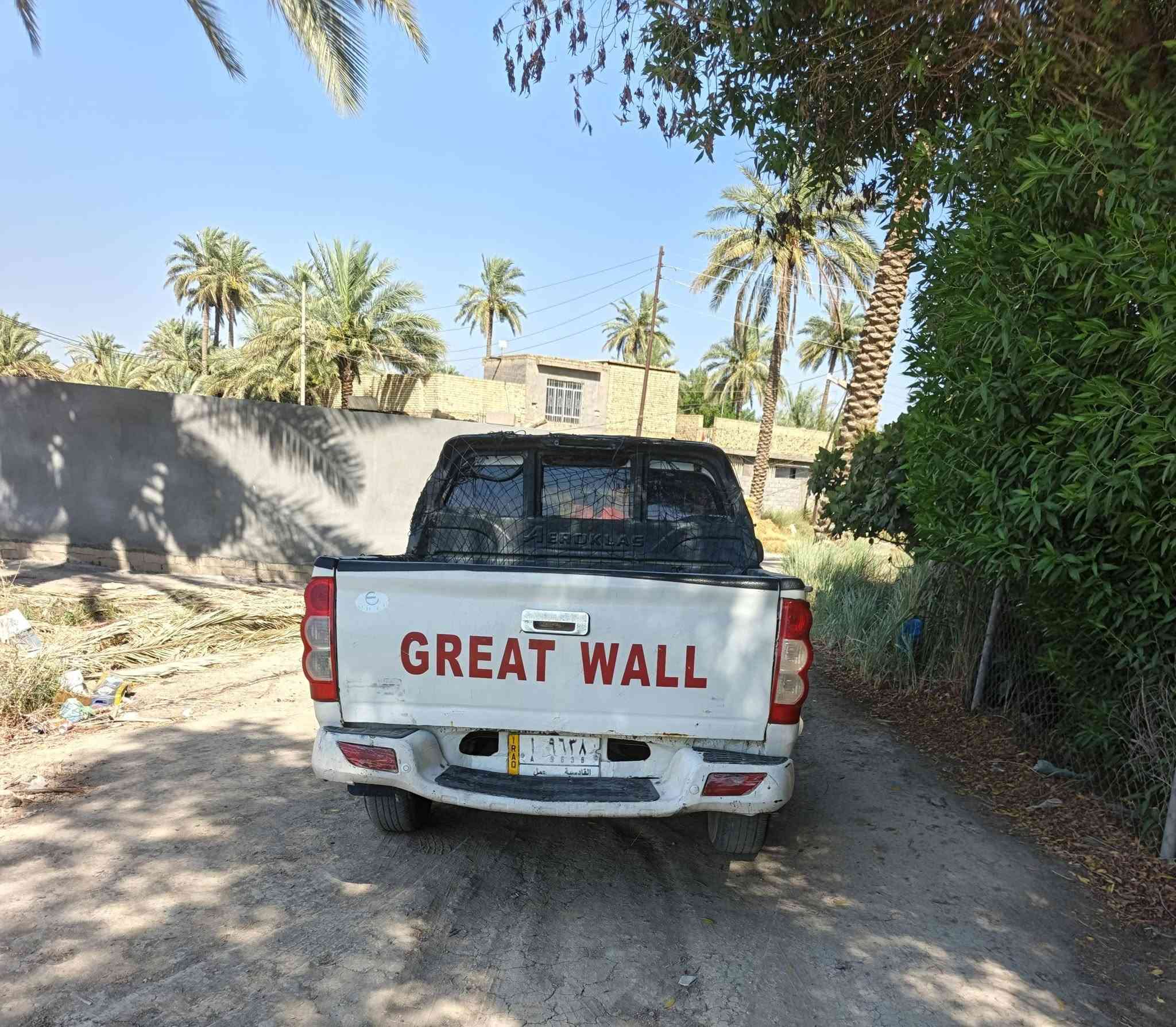 السلام عليكم
كريت وول 2013 سنويه2028 باسمي تحويل ثاني يوم 
تبريد ثلج كهربائيات كلها شغاله السعر 65
عنوان كربلاء 
***********
