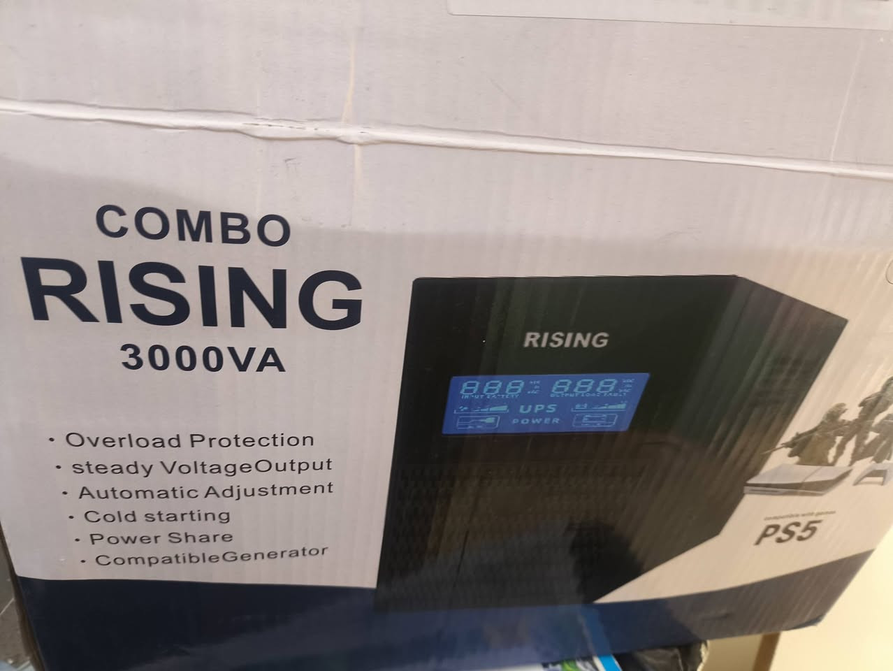 استخدام شهر
يوبي اس اوفلاين رايزنك 
3000V
معادل للفولت avr 
ينزل من 280 فولت 
يرفع 150 فولت 
بطاريات عدد 2 
يوجد 4 مخارج من الخلف 
فيوز حمايه للحمايه 
سعر 80 الف


**إذا كنت صاحب هذا الإعلان وتريد حذفه لأي سبب، رجاءا أرسل رسالة إلى الدعم الفني**