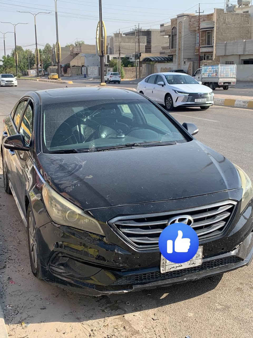 السلام عليكم 
سوناتا مديل 2017 سبورت 
مواصفاتها معروفة 
ضرر السيارة ٣ قطع وبيها مكانات رش مكفولة من الشواصي  صدرها نص عمر /السيارةيحتاجلها ترتيب السعر95 وبيها مجال 

وياها زوج جاملغات ودرع قطعتين وباطين جدد
***********
