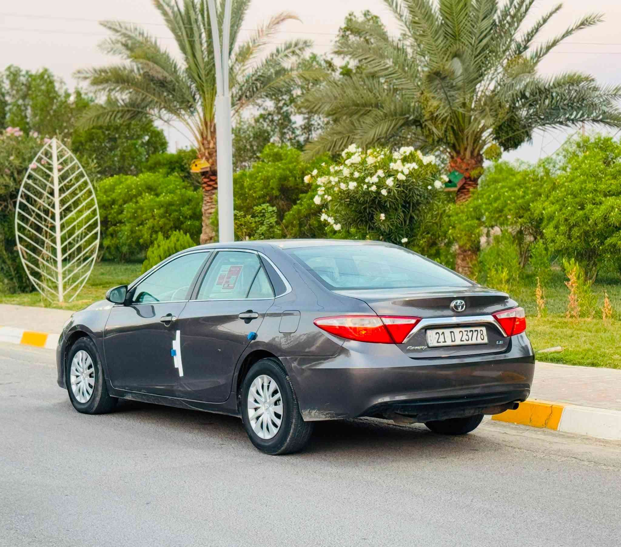 كامري 2015امريكي
رقم سليمانيه سنويه 2030هزه جديده 
شرط الغرامات والتحويل

⛓️‍💥محرك 2500VVT شرط لاتبخير ولاتنقيص
⛓️‍💥كير اتوماتيك بدون اي عيب مال بيت"

تحكم حساسات تبريد قطعتين

تدفئة /تبريد/كهربائيات/صدر/تايرات/كلها مكفوله 
⚒️سياره استخدام شخصي جديده برغي ما ناقصها Ⓜ️
⚒️سياره بيها 3قطع إماميه بدون اي دواخل شرط Ⓜ️

السعر 119$💸

تايرات 4️⃣ جديدة 
صدر امامي خلفي كلا جديد 🆕 
مكان السيارة صلاح الدين تكريت الديوم
رجاءً ما أقفل سعر بالتلفون تعال وتدلل 
للاستفسار
***********
